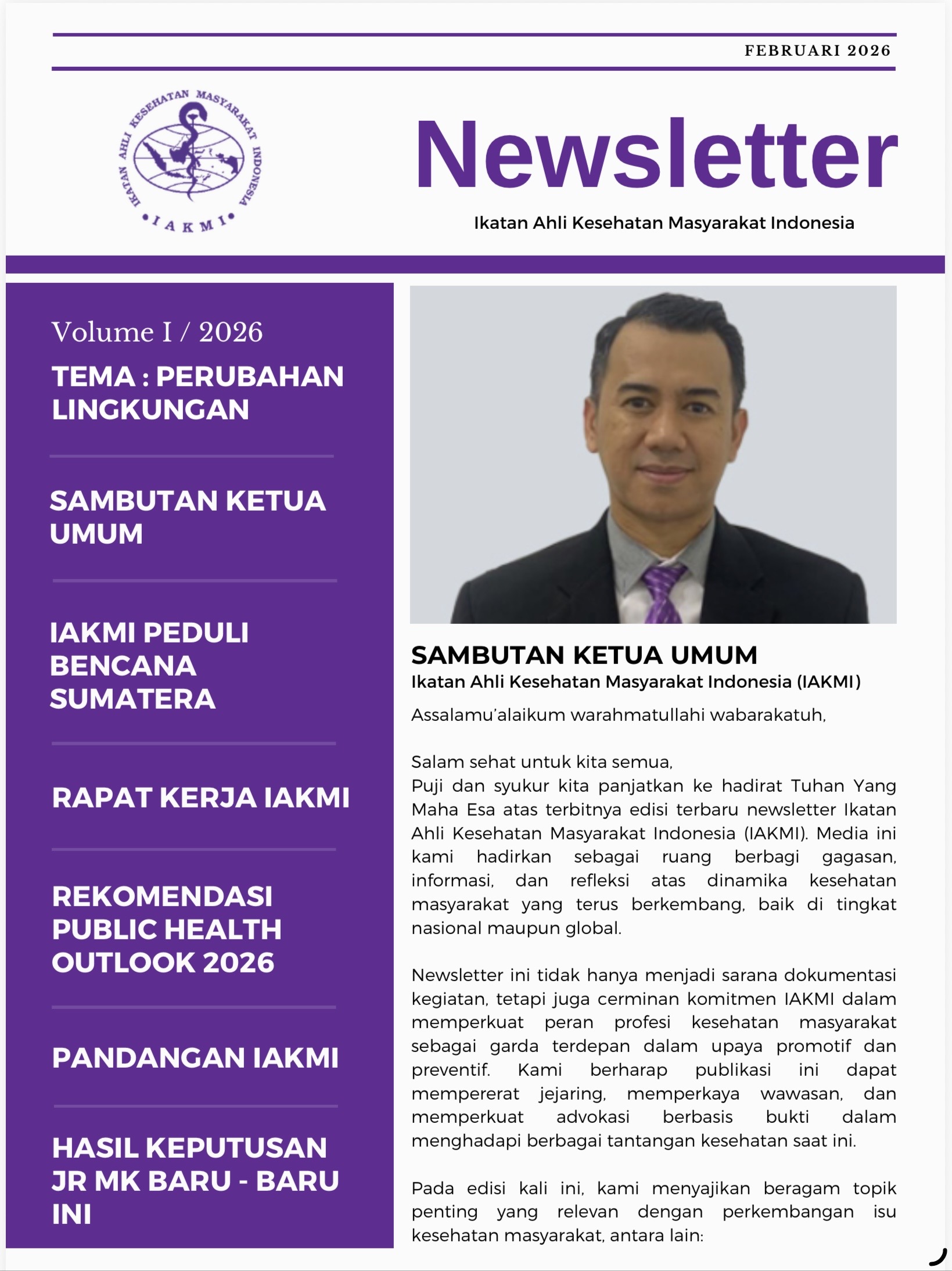 NEWS LETTER IAKMI VOL 1